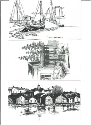 Taiteilijoiden maisemakorttisarjaa 2