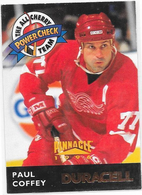 1996 Duracell Cherry Pick #1of22 Paul Coffey Detroit