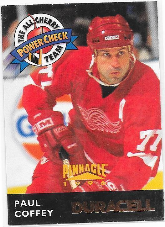 1996 Duracell Cherry Pick #1of22 Paul Coffey Detroit