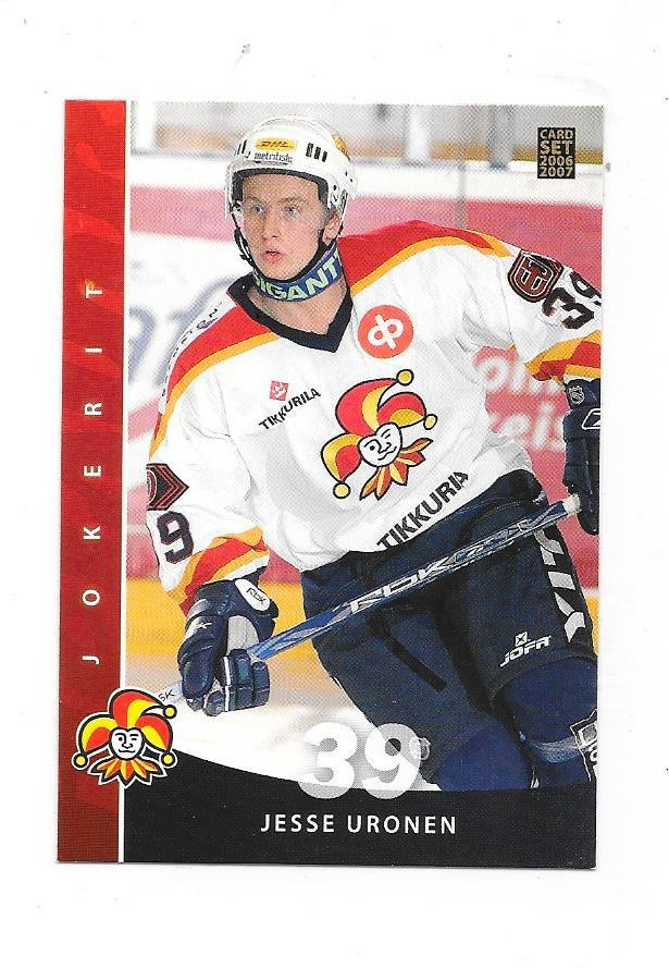 2006-07 CardSet #65 Jesse Uronen Jokerit