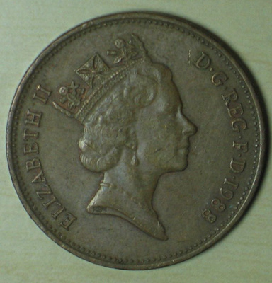 1988 Iso-Britannia 2 pence
