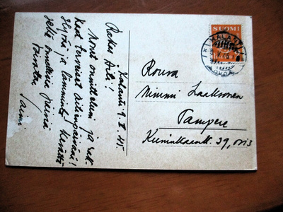 1945 Kalanti hyväl kortilla