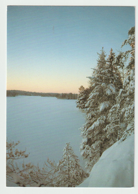 PARKKUU , kylä KURUSSA - talvimaisema  (R)