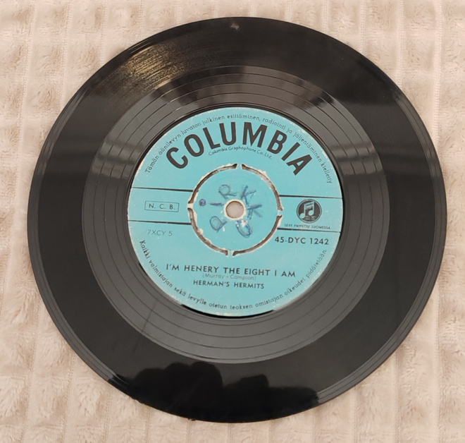 Herman's Hermits I'm Henery The Eight I Am 7"Single