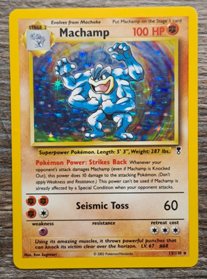 Machamp legendary collection holo!
