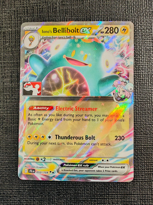 Iono's Bellibolt Ex - Prize Pack Series 7 Ultra Rare