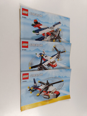 Lego Creator 31020 (3 kirjaa)