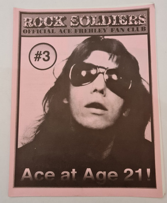 Rock Soldiers #3 Official Ace Frehley Fun Club lehti