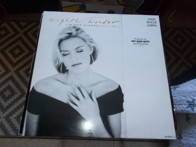 12"VINYYLI SINKKU EIGHT WONDER** I'M NOT SCARED ** DISCO MIX