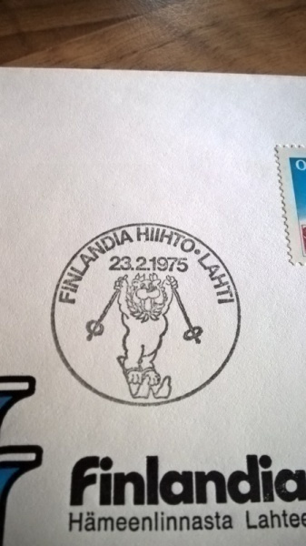 Kuori Finlandia hiihto 75km 1975 erikoisleimalla