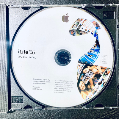 Apple ohjemisto iLife 06 dvd