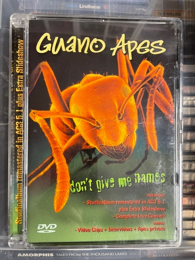 GUANO APES - Don’t Give Me Names DVD in super jewel case