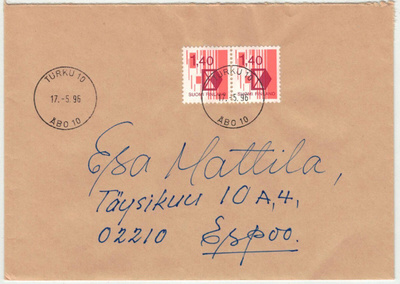 1984 1,40 kirjeluokitus pari kirje