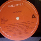 JOE PUBLIC  ::  LIVE AND LEARN  ::  VINYYLI  MAXI 12"   1991 - pikkukuva 3