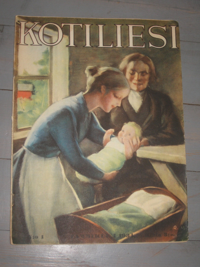 Kotiliesi , tammikuu I / 1934   kansi Rudolf Koivu