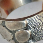 VANHA Sormus Hopeaa 925 Design 1971 HIENO - pikkukuva 2