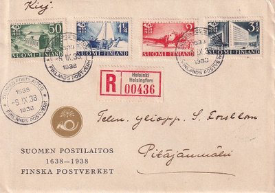 POSTILAITOS FDC R-HELSINKI PITÄJÄNMÄKI TULO