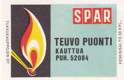 Kauttua. Teuvo Puonti, SPAR , s80