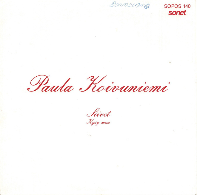 PAULA KOIVUNIEMI: Siivet / Kysy Mua  7" kannet