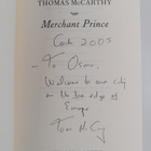 Thomas McCarthy : Merchant Prince (signeerattu, tekijän o... - pikkukuva 3