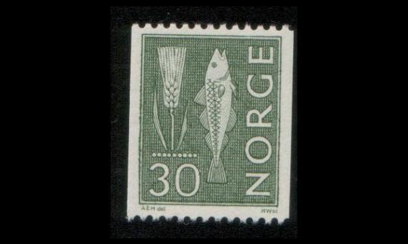 Norja 524xC ** Kala ja tähkä 30 öre (1964)