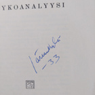 Yrjö Kulovesi : Psykoanalyysi - pikkukuva 3