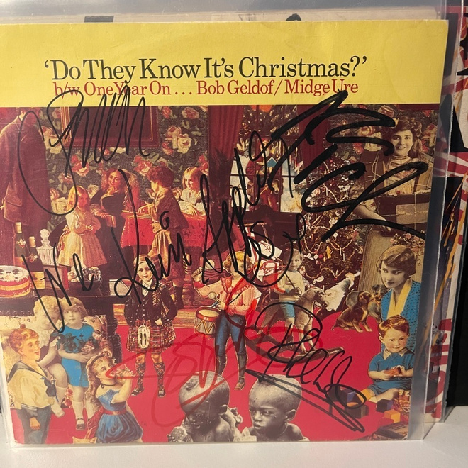 Duran Duran, Phil Collins, Kim Appleby nimikirjoitukset 7"