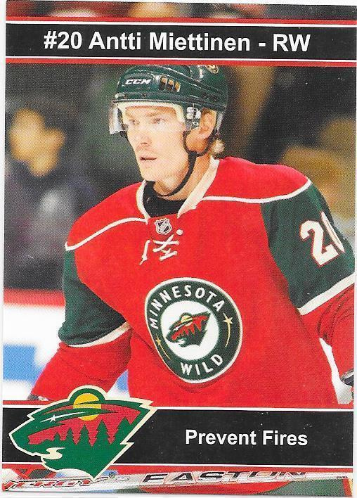 2009-10 Minnesota Wild TeamIssue #5 Antti Miettinen HPK