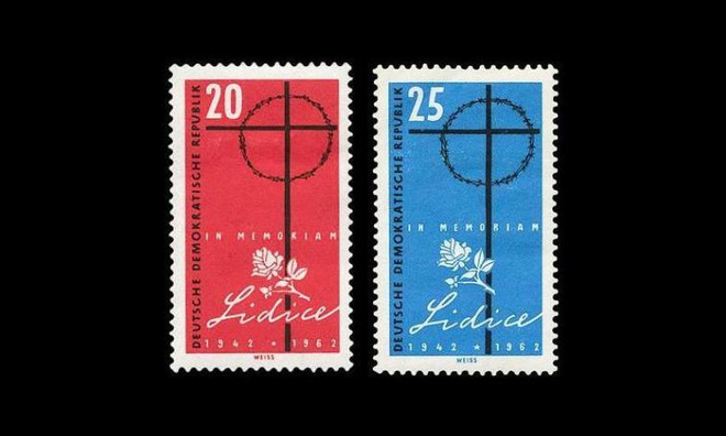DDR 891-2 ** Lidicen verilöyly 20v (1962)