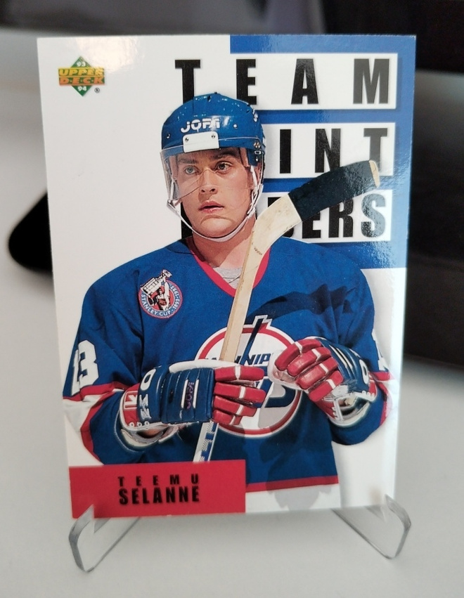 1993-94 Upper Deck Teemu Selänne #309 Winnipeg Jets