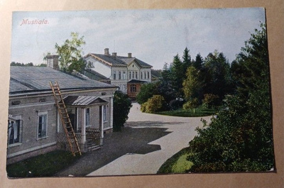 Tammela, Mustialan maatalousoppilaitos, vanha väripk p. 1907