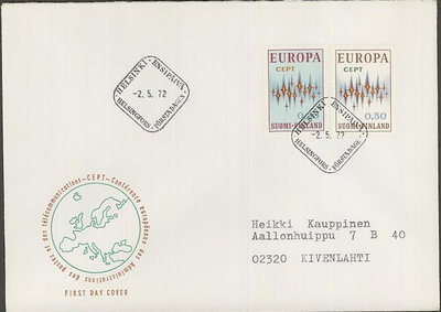 1972 Eurooppa FDC