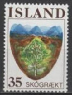(SA0593) ICELAND, 1975 (Reforestation). Mi # 512. MNH**