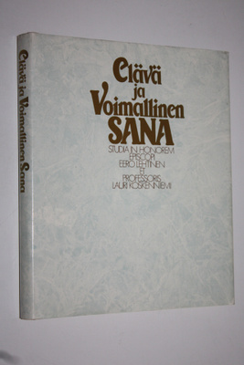 Kirsi ym. (ed.) Hannolin : Elävä ja voimallinen sana : st...
