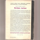 Parvilahti, Unto: Berijan tarhat, Otava 1958. 7.p, nid, K3 - pikkukuva 3