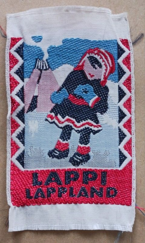 Lappi, vanha kangasmerkki / hihamerkki, ei käytetty