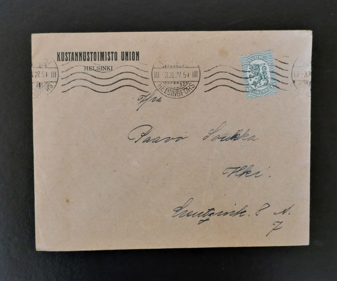 FIRMAKUORI Kustannustoimisto Union Helsinki