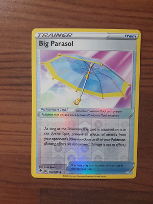 Pokemon Big Parasol 157/189 Reverse holo rare