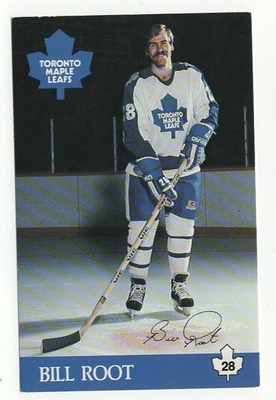 Bill Root Toronto Maple Leafs Team Issue Postcard