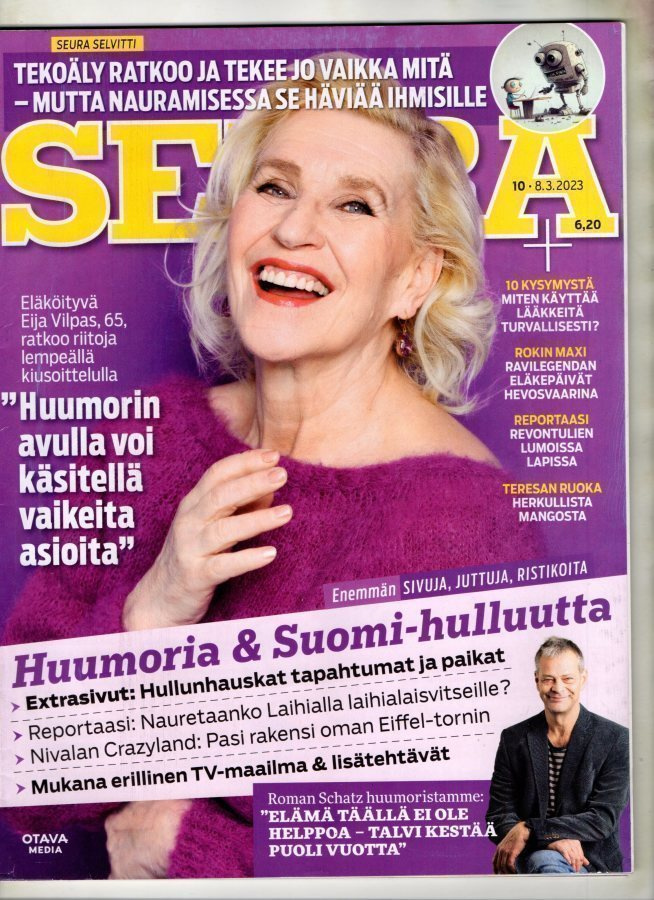 Seura n:o 10 2023 Eija Vilpas. Kai. Ismo. Miko.
