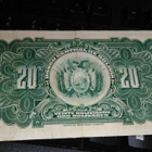 Bolivia 20 bolivianos 1928 P122 sn204 XF - pikkukuva 2
