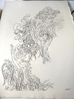 Austin Osman Spare, A Book of Automatic Drawing s. 9