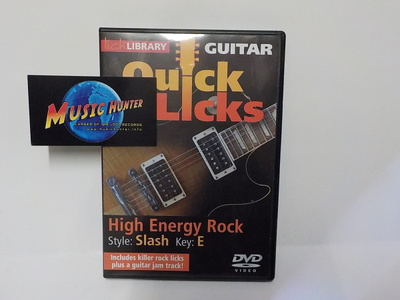 QUICK LICKS HIGH ENERGY ROCK, STYLE: SLASH UUSI DVD
