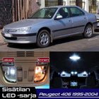 Peugeot 406 Sisätilan LED-sarja 15-osainen - pikkukuva 1