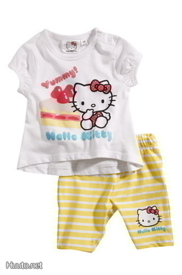 Shortsisetti HELLO KITTY koko 86 cm UUSI