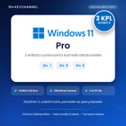 Windows 11 Pro 3-paketti – 3 erillistä avainta 3 PC:lle - pikkukuva 1