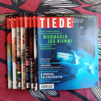 Tiede 2000 - lehden vuosikerta 2000 (1 - 8)