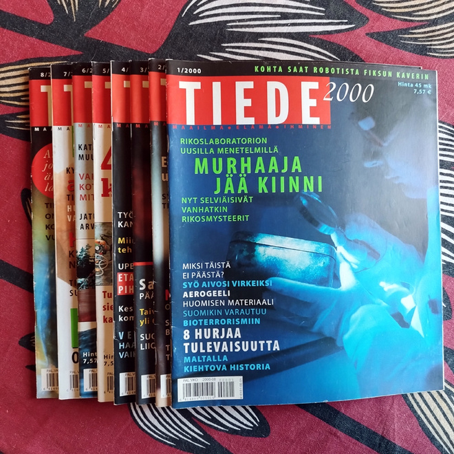 Tiede 2000 - lehden vuosikerta 2000 (1 - 8)