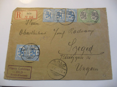 1921 Salo R kuori Unkariin