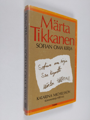 Märta Tikkanen : Sofian oma kirja
